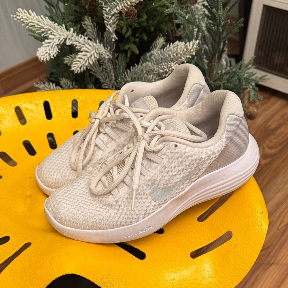 Nike White Running Shoes
